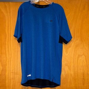 Russell Athletic Royal Blue Short Sleeve Performance Tee with Black Accents